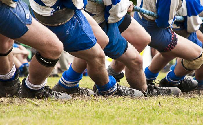 Lords get roped into tug of war
